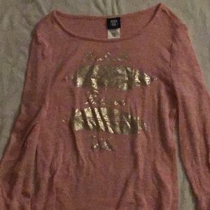 Peachy pink, comfortable sweater!